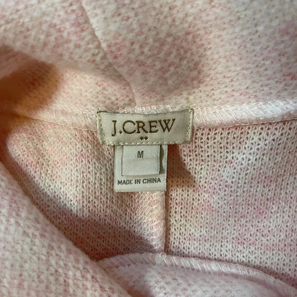 J. Crew Factory Light Pink Cowl Neck Pullover Sweater Medium Women’s - Picture 10 of 12